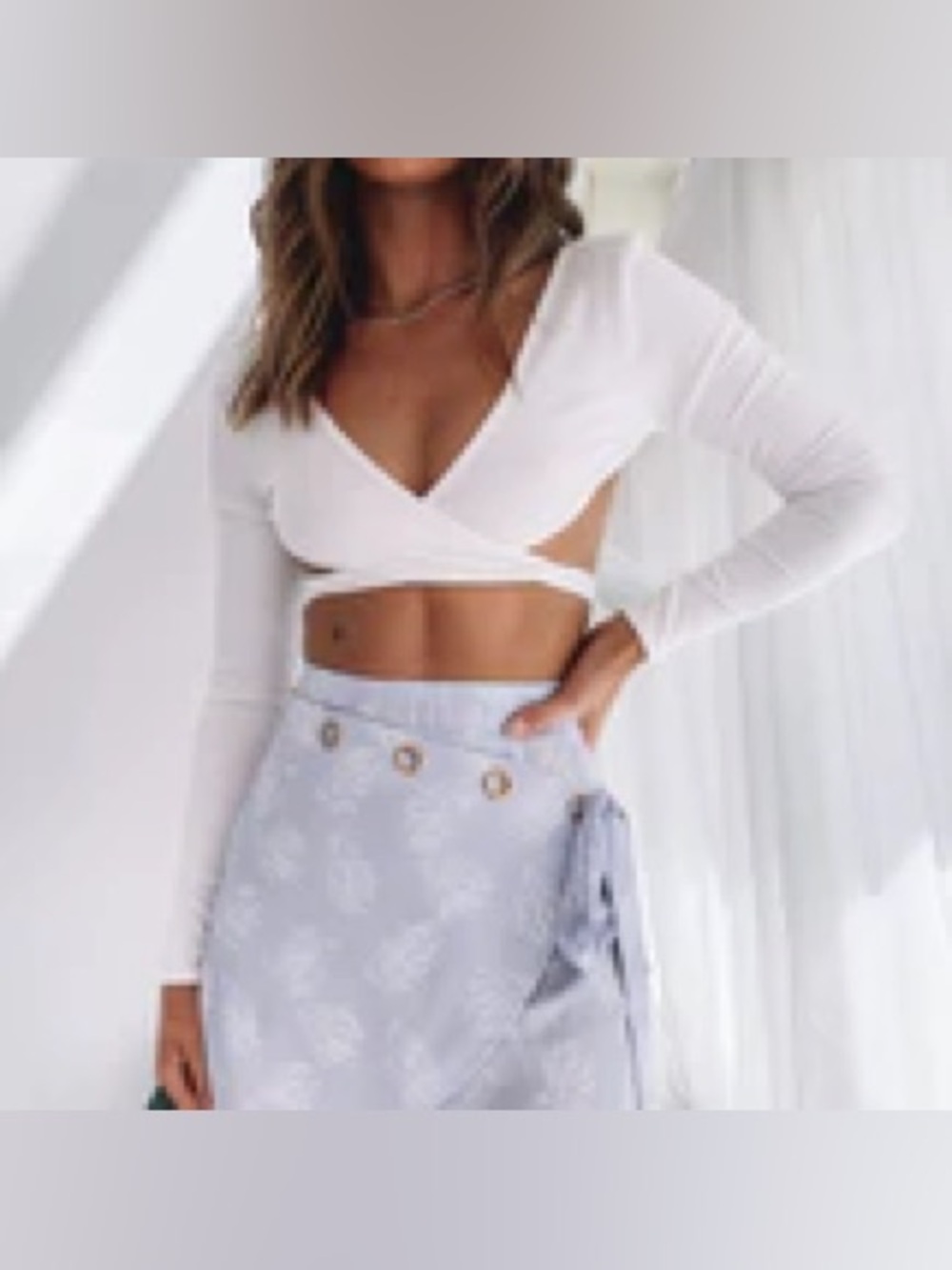 My Imagination Skirt Blue Shell